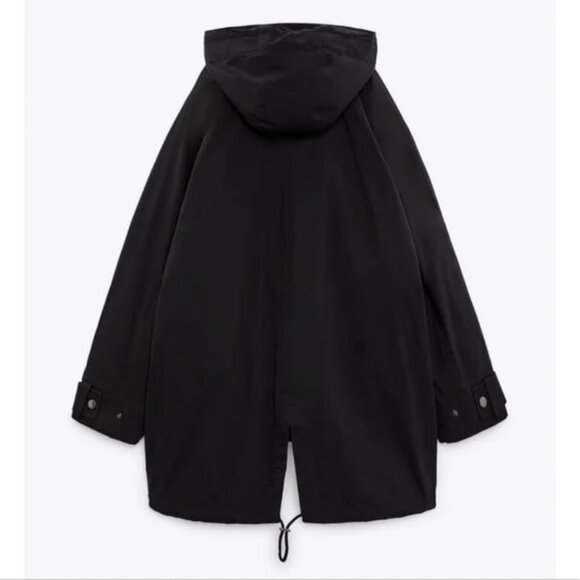 Zara Asymmetric Oversized Parka - Picture 8 of 13